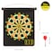 Generic-15-inch Magnetic Dart Board Darts  Double Sided Rollup Flocking Dartboards Darts Plate of Safety Dart Safety Game Board For Indoor/Outdoor   With 4/6 Darts
