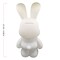 DIY MONEY SAVING COOL BUNNY (8.6 inch - 23 cm) ACRYLIC FLOW POUR PAINT SET COLORS: Light-Pink, Silver, Black. Dubai Drip Arts and Crafts.