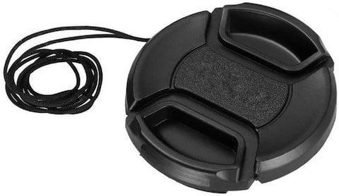 COOPIC 49mm Lens Cap Front Cover Protector Snap On Center Pinch Compatible with Canon Nikon Sony DSLR Cameras Etc,
