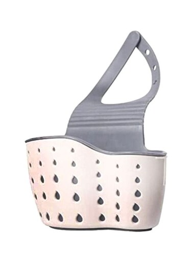 Sponge Holder Basket Beige 25.9x22.4x5.8cm