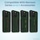 Remson Mag-X Magnetic Hybrid Protective Silicone Case Military Grade Protection Compatible For iPhone 14 Pro Max (Green)