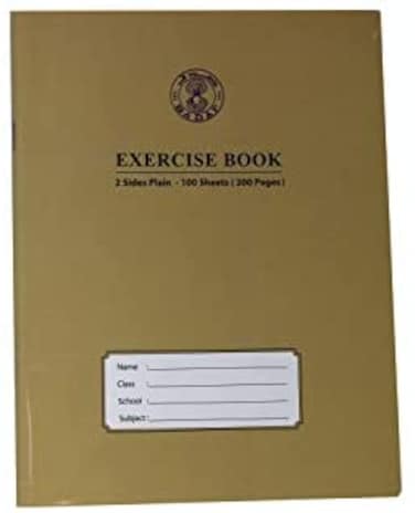 Buy SADAF EXERCISE BOOK A4 SIZE TWO SIDES PLAIN 70SHEETS 140 PAGES ...