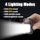 ‎SHOWAY Small LED Flashlight 800 Lumens COB Rechargeable Keychain Mini Flashlight 4 Light Modes Portable Pocket Light with Folding Bracket Bottle Opener and Magnet Base for Fishing Walking Camping