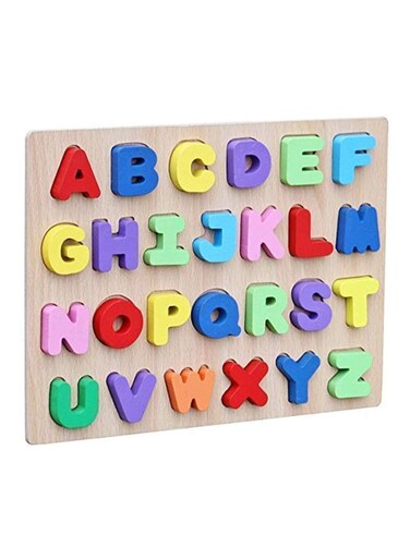 Webby Wooden Capital Alphabets Letters Learning Educational Tray Toy 121424q