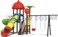 Rainbow Toys, Outdoor Children Playground Set Garden Climbing Frame Swing Slide 6.8 * 5.8 * 3.3 Meter RW-12047