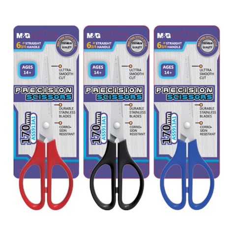 M&amp;G ASS913A1 Office Scissors 170mm Blue