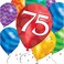 Creative Converting 417870 75th Bday Luncheon Napkins, 6. 5 x 6. 5 Inches, 16 Count