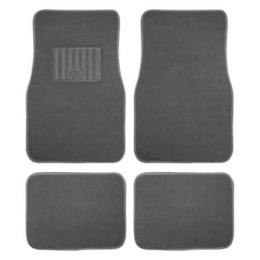 Car Floor Mat Wool Gray