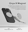 Ringke iPhone 15 Pro Max Case Cover   Onyx Magnetic Series   Black