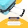STARGOLD ABS+PC Spinner Wheels Trolley Single Luggage Number Lock Smart Carry On Suitcase 20 Inches