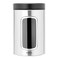 Brabantia Window Canister Matt Steel 1.4L