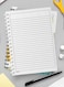 Lowha Spiral Notebook With 60 Sheets And Hard Paper Covers With Classic Design, For Jotting Notes And Reminders, For Work, University, School