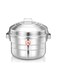 Taj 17 Pit Idly Pot Steamer, Silver 24Centimeter