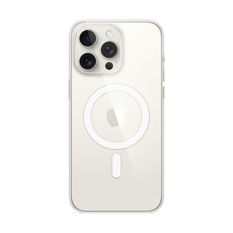 Crystal Clear Magsafe Magnetic Wireless Charging Back Case for iPhone 15