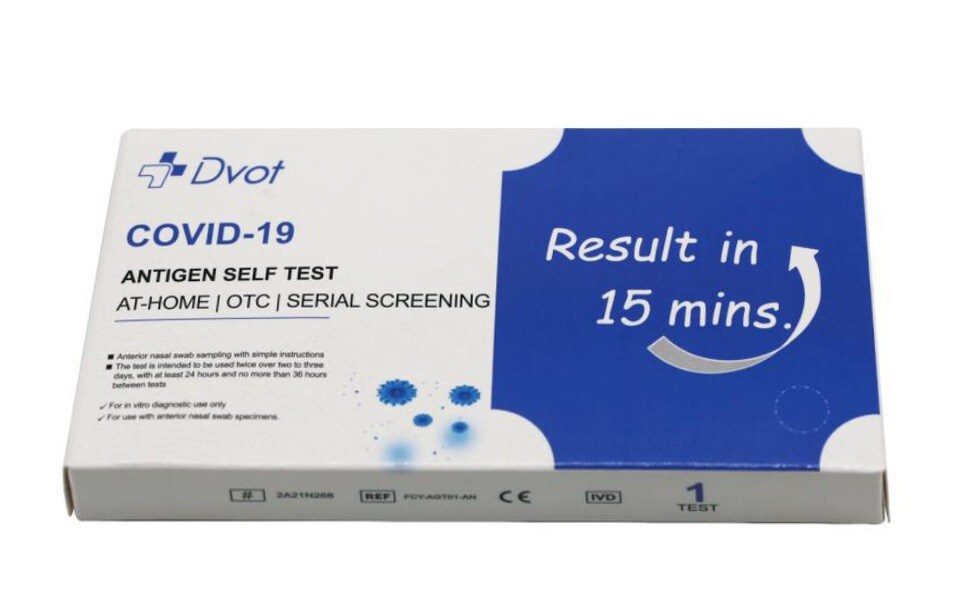 Buy Dvot Covid-19 Rapid Antigen Self Test kit (1 Test) Online ...