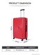 Parajohn Single Size, Cabin Carry 20" Check-In Luggage Trolley