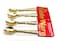 Generic 12-Piece Gold Plated Tea Spoon Set Gold 10 cm - Japan