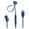 JBL Tune 310C Wired In-Ear Earphones With USB-C Cable And Microphone Blue
