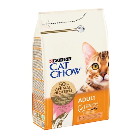Purina Cat Chow Adult Cat Food with Salmon - 1.5 Kg