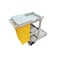Janitorial Multi-Purpose Utility Trolley Grey