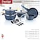 Prestige Essentials Granite 12 Piece Non-Stick Cast Aluminium Cookware Sets Blue