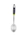 Stainless Steel Slotted Spoon Silver/Black
