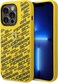 CG Mobile Ferrari Liquid Silicone Case All Over Printed Scuderia Compatible With iPhone 14 Pro (Yellow)