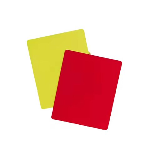 Soccer Referee Red and Yellow Card