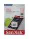 SanDisk - Ultra microSDXC UHS-I Class 10 Memory Card 128GB Grey/White