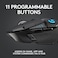 Logitech G502 Lightspeed Wireless Gaming Mouse, Hero 16K Sensor, 16, 000 DPI, RGB, Adjustable Weights, 11 Programmable Buttons, Long Battery Life, On-Board Memory, PC / Mac, Black
