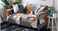 Busdeals Deals For Less - 3 Seater Sofa Cover, Stretchable Couch Slipcover, Arm Chair Cover, Furniture Protector From Pets, Dogs, Cats, Kids Mess For Living Room, Bedroom, Geometric Design