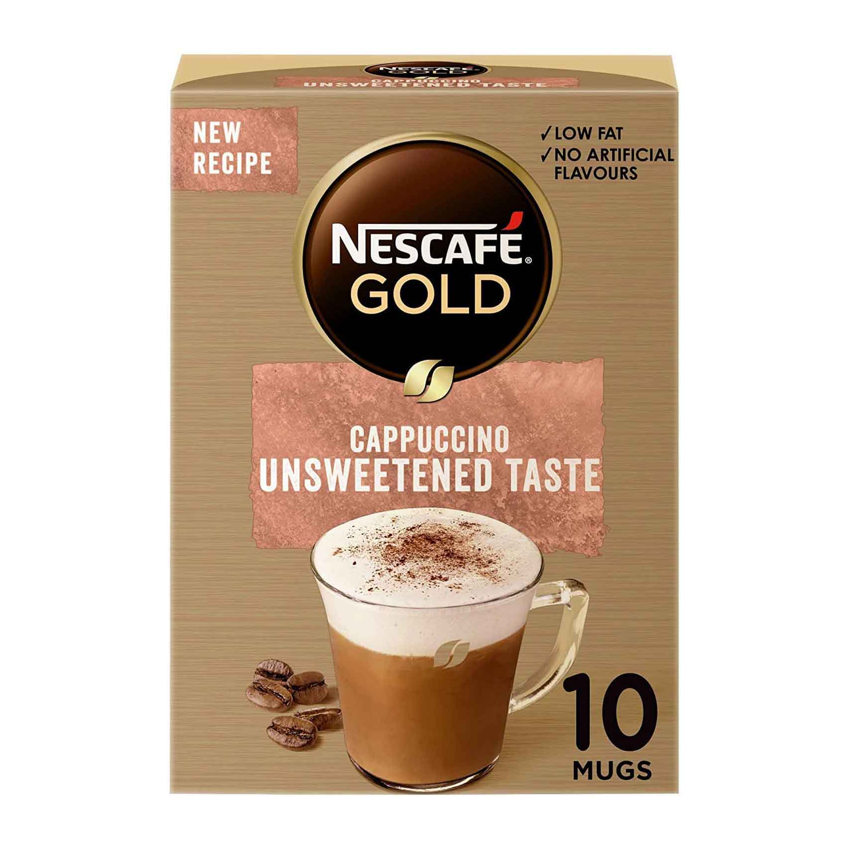 Nescafe Gold Cappuccino Unsweetened 14.2g&times; 10