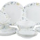 Delcasa 33 Piece Opalware Dinner Set