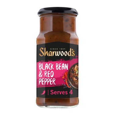 SharwoodS Black Bean And Red Pepper 425GR
