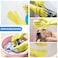 ZALCOON Reusable Silicone Dishwashing Gloves, Dishwashing Gloves with Scrubber, Household Kitchen Gloves, ​Pet Grooming