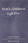 Dolce &amp; Gabbana Light Blue Pour Homme Eau De Toilette - 200ml