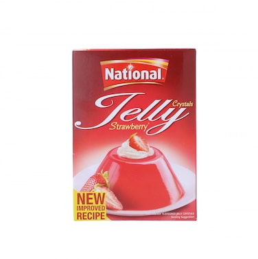 National Jelly Crystal Strawberry 80 gr