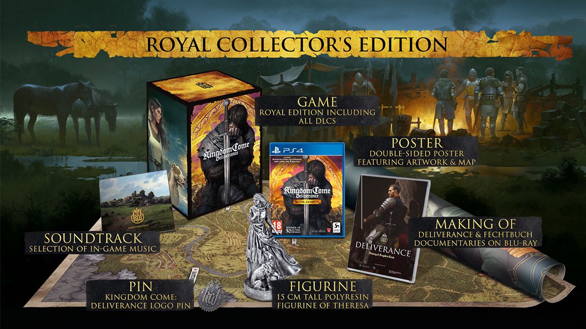 سوني بي إس 4 Sony Ps4 Sony PS4 Kingdom Come Deliverance Collectors Edition