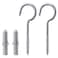 Fixa - 4-Piece Screw Hook And Plug Set, Silver-Colour
