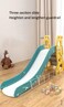Slide for Kids Toys Set 3 in 1 Outdoor Play Structure multi color Jumbo Slide and Swing size 145x205x106cm.