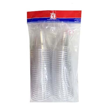 No Cups Clear 250CC 50 Pieces