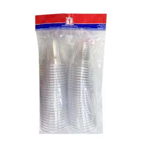 No Cups Clear 250CC 50 Pieces