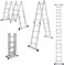 Multi Purpose Folding Extension Aluminum Ladder (4 x 3 4 Meters)