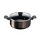Tefal Easy Cook And Clean Non-Stick Stewpot 24CM With Lid - Black