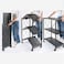 4-Tire Kitchen Microwave Racks Shelving Storage Unit Foldable Bread Racks, Storage Racks, Trolleys, Metal Organizer Wire Rack for Home Kitchen