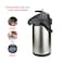 Nessan Airpot Stainless Steel Pump Vacuum Flask 3.5L Silver