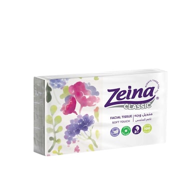 Zeina Facial Tissues, 100 Tissues 