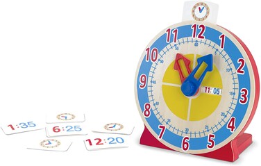Melissa &amp; Doug Turn Tell Clock, Mix, 885941818514