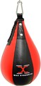 Max Strength Pear Shape Speed Ball Boxing Punching MMA Gym Fitness Training Bag Gym Punchball Equipments Punching Speedball Muay Thai Martial Arts (Red/Black)