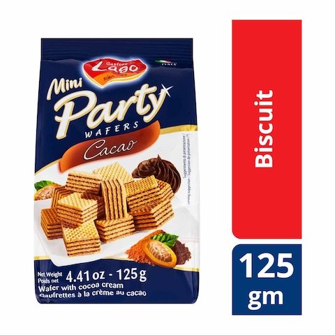 Lago Party Mini Wafer With Cocoa Cream - 125 gram